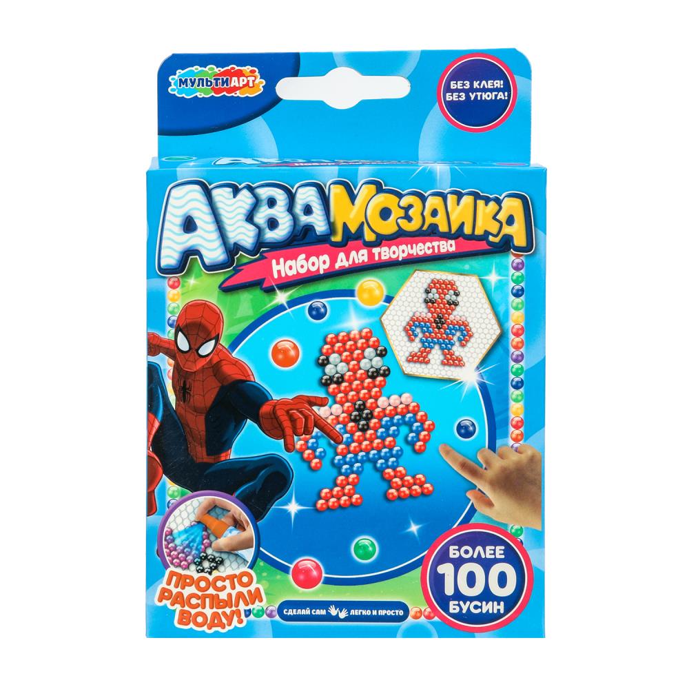 Аквамозаика 100 бусин спайдер МУЛЬТИ АРТ в кор.48шт