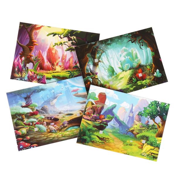 Развивающие липучки "В волшебном мире единорогов". Игра с липучкой. Умные игры в кор.20шт