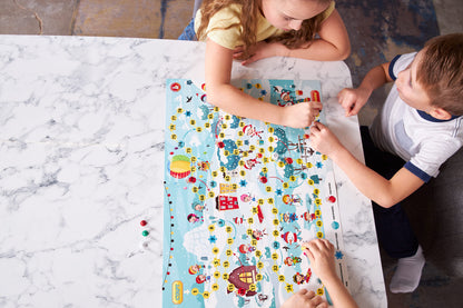 Новый год. Игра настольная гуляка "Снежная"