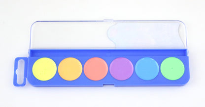 Луч. Акварель флуоресцентная 6 цветов без кисти (европодвес) арт.21С 1395-08 /48*