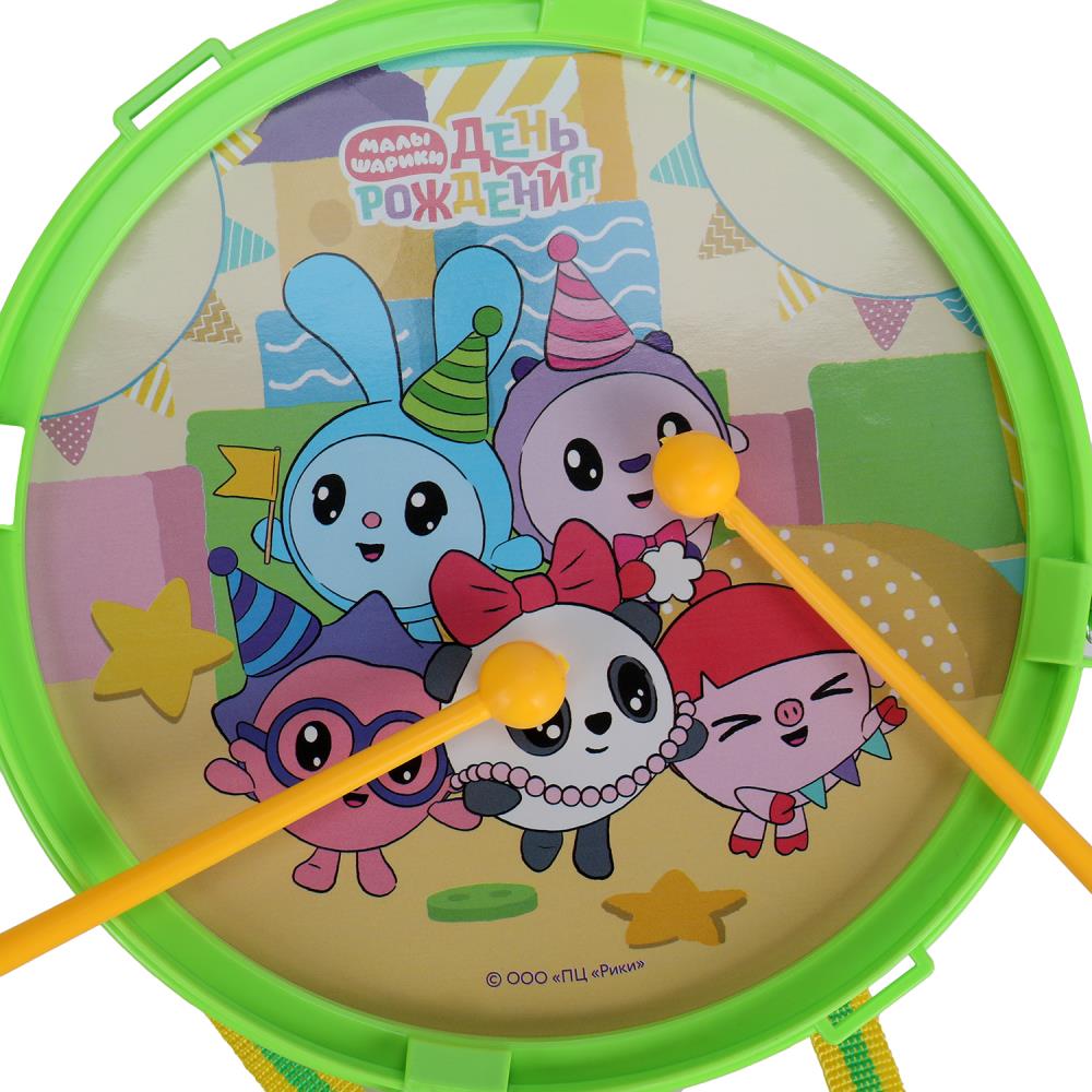 Барабан Малышарики в пакете 24,5*17*10 см ИГРАЕМ ВМЕСТЕ в кор.72шт