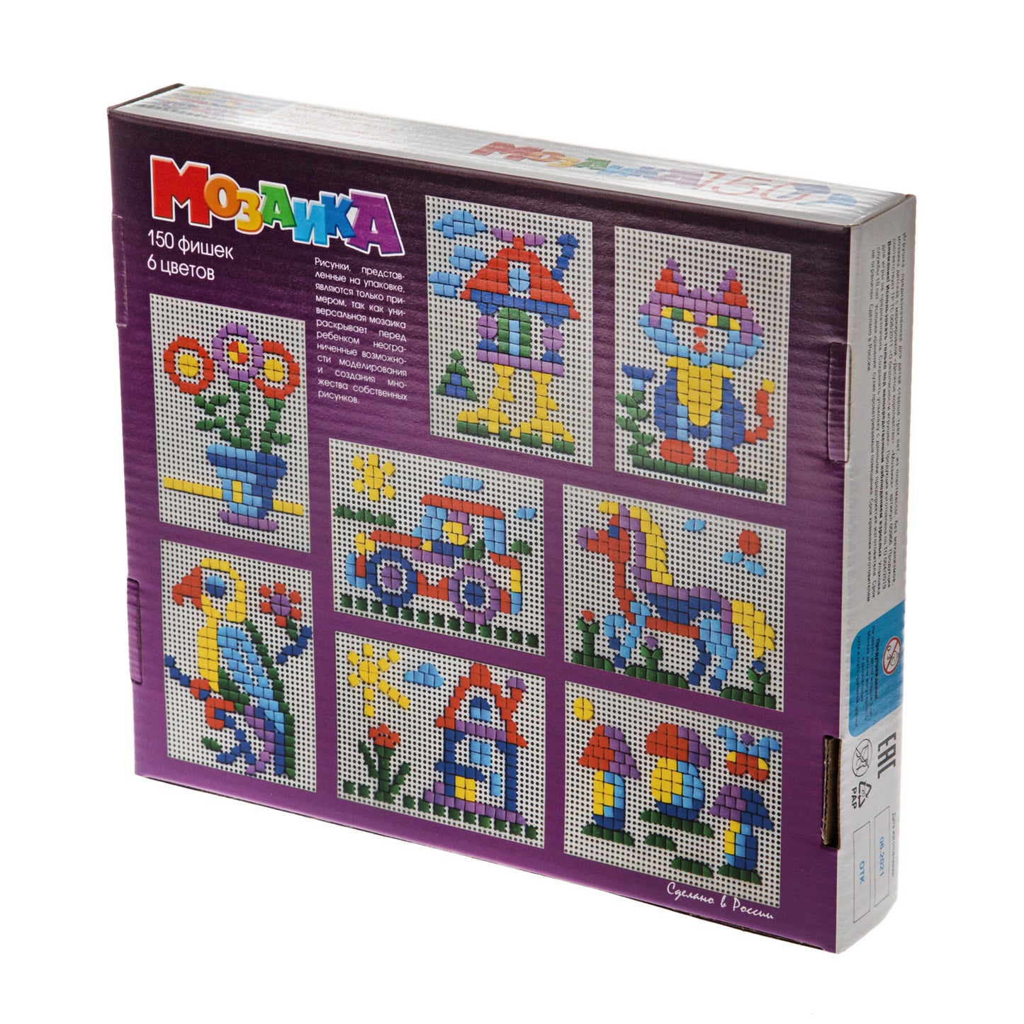 Мозаика фиг/6цв/150шт/1поле/230х200х35 (арт. 966)