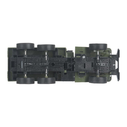 Машина пластик ГРУЗОВИК 17 см, инерция, дверь, ВОЕННЫЙ Технопарк в кор.2*72шт