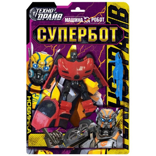 Робот трансформирующийся, в машине, блист.21*30*5см ТЕХНОДРАЙВ в кор.2*48шт