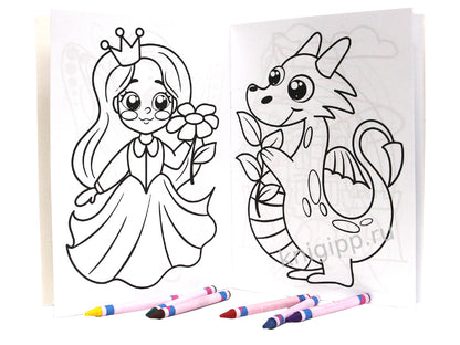 РАСКРАСКА С МЕЛКАМИ. ВОЛШЕБНЫЙ МИР