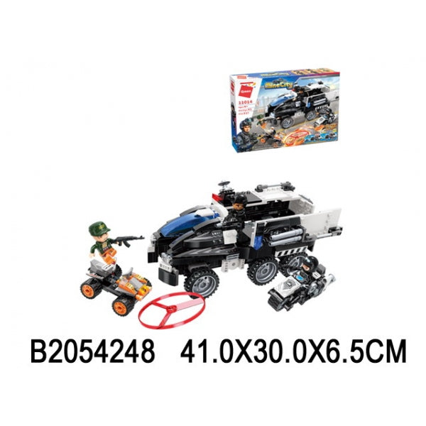 Constructeur en plastique. Machine, figurines et accessoires, 517 jours. dans le cor. dans le cor.12шт