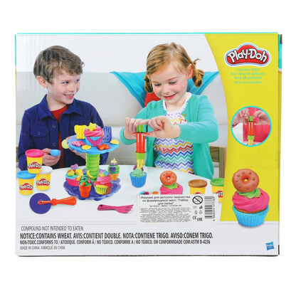 Набор для лепки сочками формы кекс башня 26*22 MultiArt в кор.2*24шт