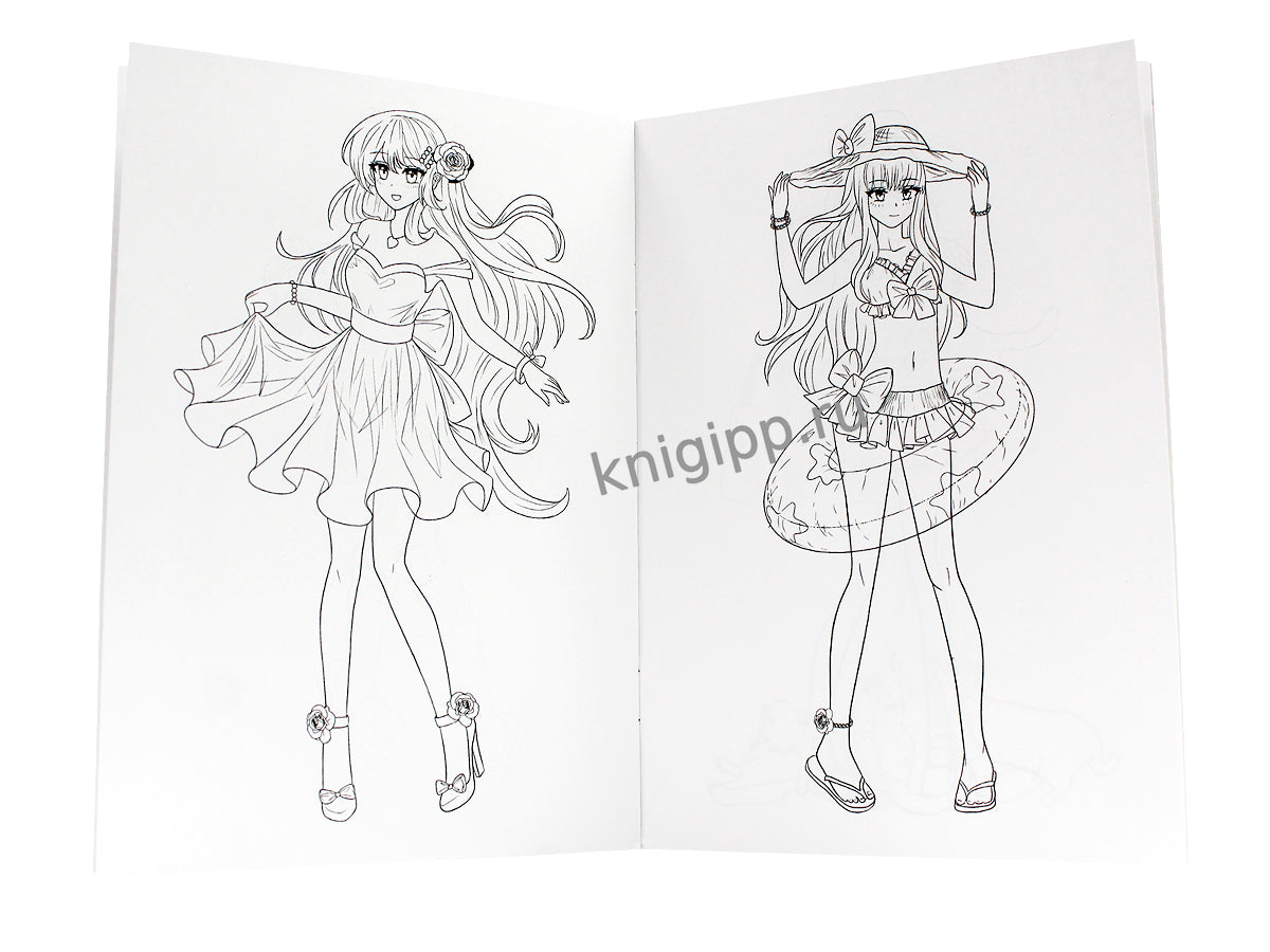 РАСКРАСКА 140х200. МОЙ МИР АНИМЕ