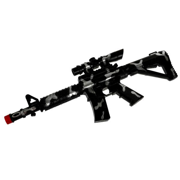 Набор оружия ВОЕННЫЙ автомат с присосками, блист.23*52*3,5см ИГРАЕМ ВМЕСТЕ в кор.2*60шт