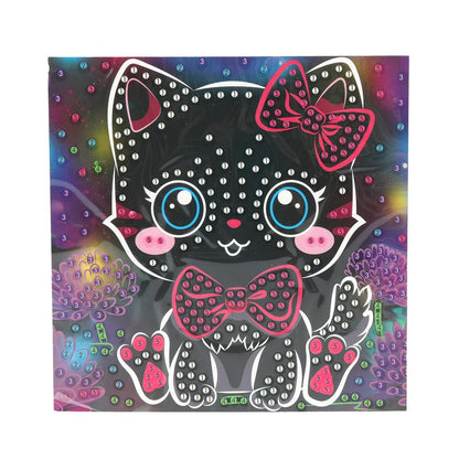 Mosaïque d'image pour téléphone noir 15*15, en corbeau, chat МУЛЬТИ АРТ en cor.48шт