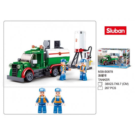 Конструктор пласт. машина, с фигурками и аксессуарами., 267дет. на русском. кор. в кор.16шт