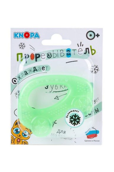 KNOPA. Прорезыватель охлаждающий "Машинка" арт.80006 /20 (Пластмастер)