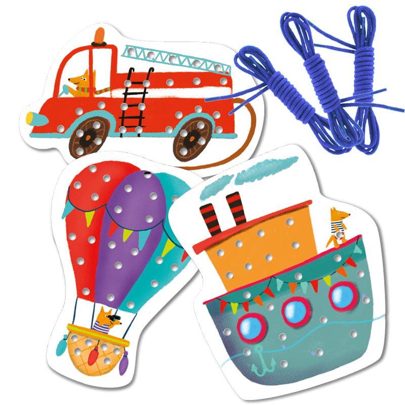 «Веселые шнурочки». Долечу, доплыву, доеду