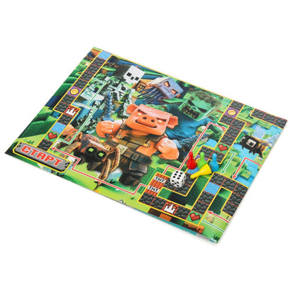 Pour motiver Minecraft. Настольная игра-ходилка. 217х330х27 mm. Умные игры в кор.20шт