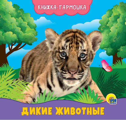 КНИЖКА-ГАРМОШКА. ДИКИЕ ЖИВОТНЫЕ