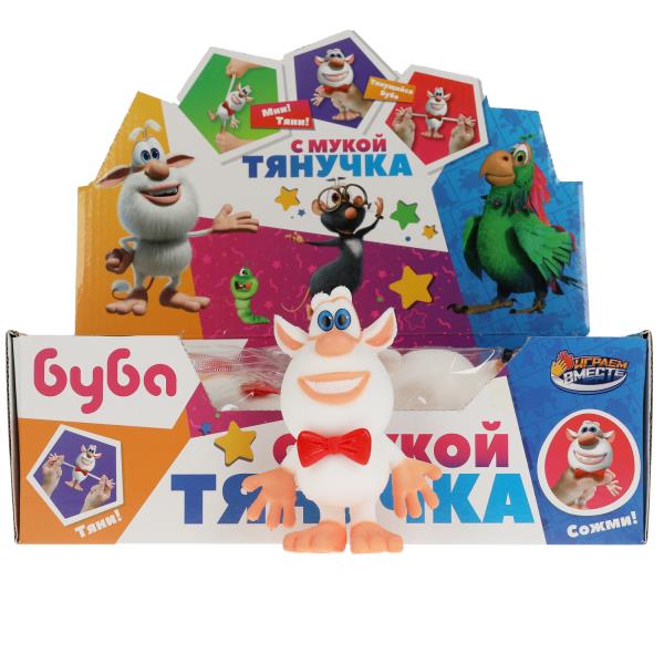Игрушка антистресс тянучка БУБА буба с мукой в дисплее ИГРАЕМ ВМЕСТЕ уп-12шт в кор.4уп