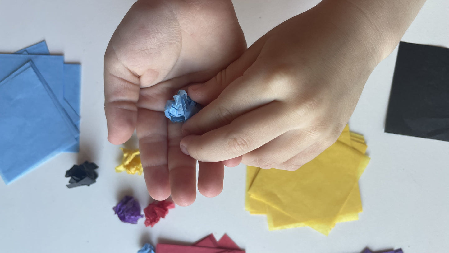 Набор для творчества. Аппликация из тишью "Автомобиль" размер 138х165