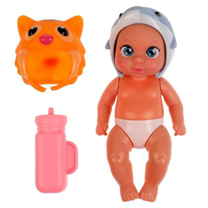 Пупс 13 см, твердое тело, акс, блист КАРАПУЗ в кор.30шт