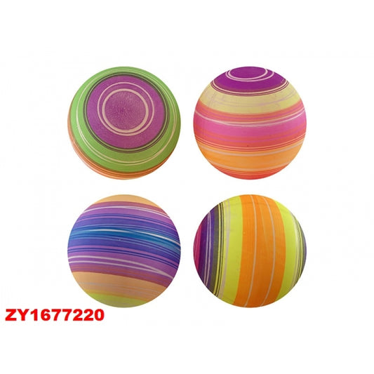 Мяч 22см цвет в ассорт. в сетке в кор.600шт