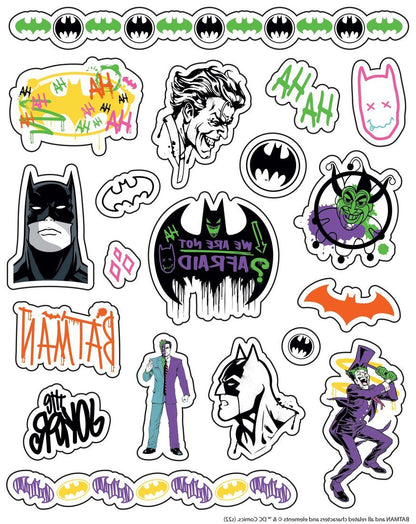 ND Play. Переводные татуировки светящиеся "Бэтмен" 3 листа, диз. 1 арт.302810