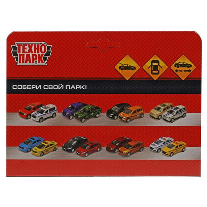 Машина металл FORD FOCUS TURNIER ТАКСИ длина 12 см, дверь, багажник, инерц, кор. Технопарк в кор.2*36шт