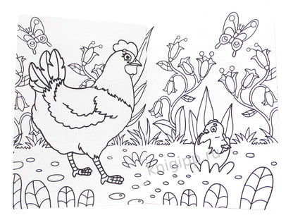 РАСКРАСКА А5 эконом. НА ФЕРМЕ