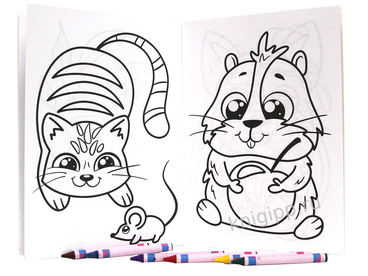 РАСКРАСКА С МЕЛКАМИ. ДОМАШНИЕ ЖИВОТНЫЕ