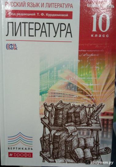 Литература 10кл [Учебник] Баз. ур. Вертикаль ФП