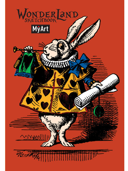 MyArt. СКЕТЧБУК "Wonderland sketchbook" КРОЛИК