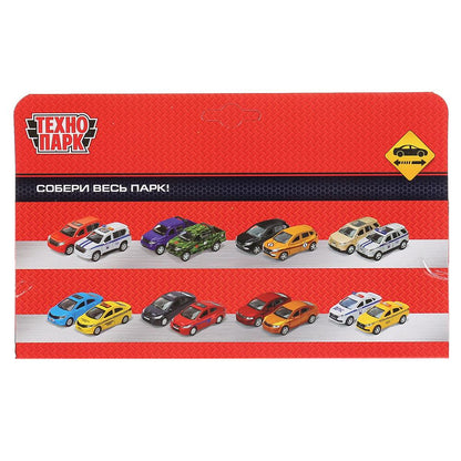 F1-17FR-S 300061 Машина металл СУПЕРКАР Ф1 17 см, инерция, красн, кор. Технопарк в кор.48шт