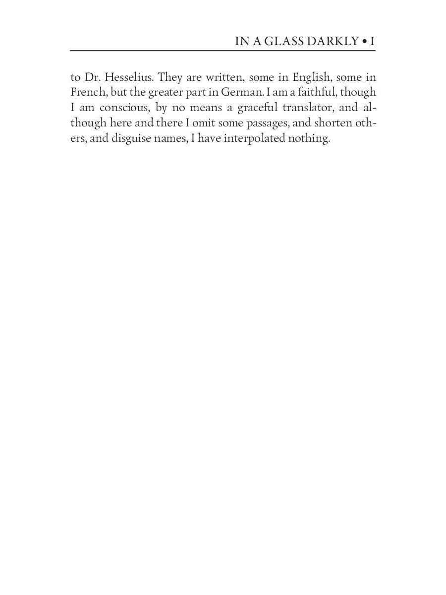 In a Glass Darkly 1. Green Tea, The Familiar & Mr. Justice Harbottle = Сквозь тусклое стекло 1: на англ.яз