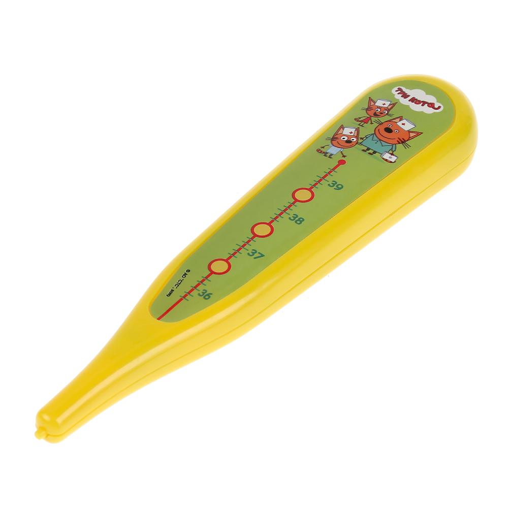 Музыкальный градусник Три Кота 20 фраз,песен.блист.бат. Умка в кор.96шт