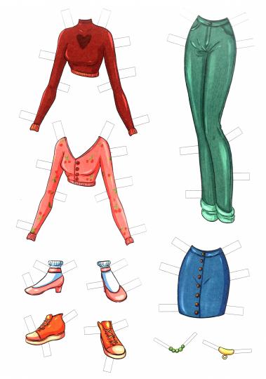 ВЫРЕЖИ КУКЛУ АНИМЕ. АНИМЕ КУКОЛКИ. НАРЯДИ МЕНЯ