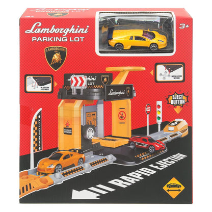 Игрушка пластик парковка +1 машин, lamborghini,кор. - в кор.2*32шт
