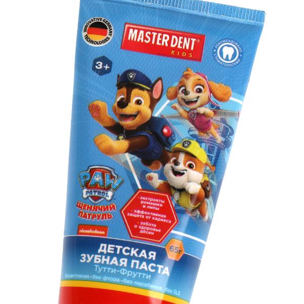 Pâtes à pâte Патруль тутти-фрутти, 65 г MASTER DENT в kor.24шт