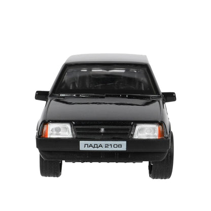 Machine en métal pour LADA Lada 2108 "СПУТНИК", 12 cm, extérieur, sac, moteur, dans la carrosserie du parc technologique dans la carrosserie 2*36 pouces