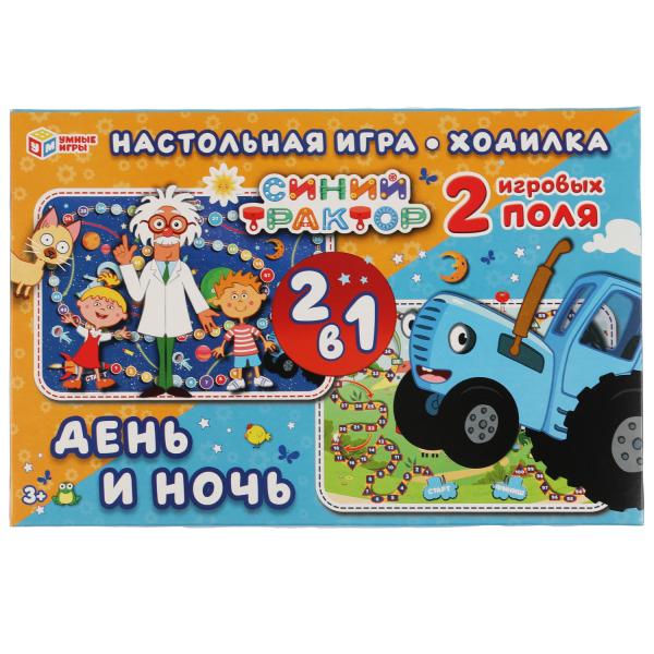 Eh bien, c'est la nuit. Jeu de construction complet 2 en 1. Tracteur chinois. 330х216х27 mm. Умные игры. dans le cor.20шт