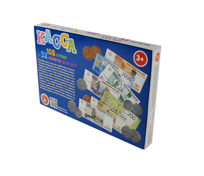 Le jeu "Касса. Монеты и купюры для игр" в кор.10шт