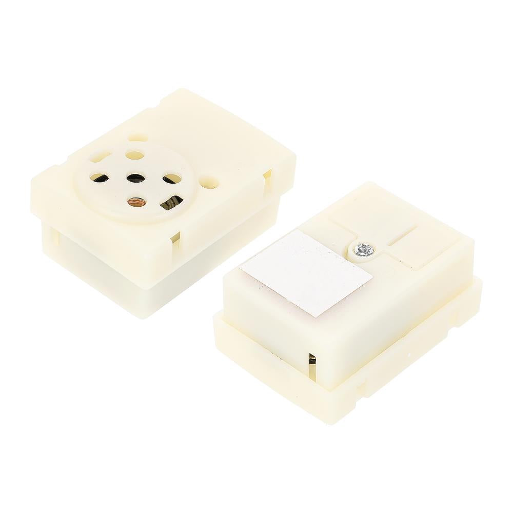 Игрушка мягкая мишка желтый 20см, озвучка. Добрые игрушки в кор.24шт