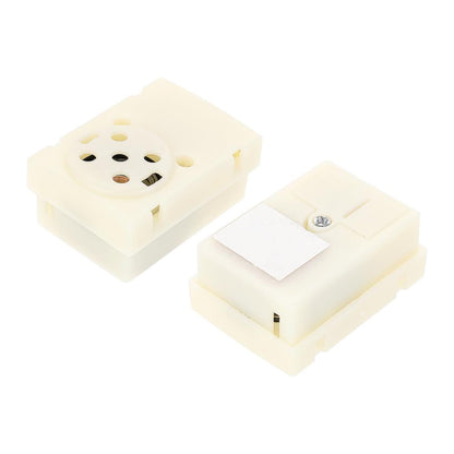 Игрушка мягкая мишка желтый 20см, озвучка. Добрые игрушки в кор.24шт