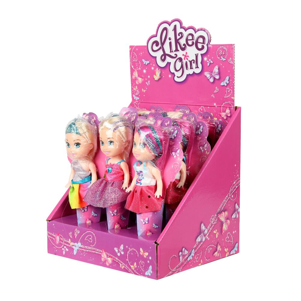 Fille de 12 cm, affichée LIKEE GIRL jusqu'à 9 pouces en cor.48