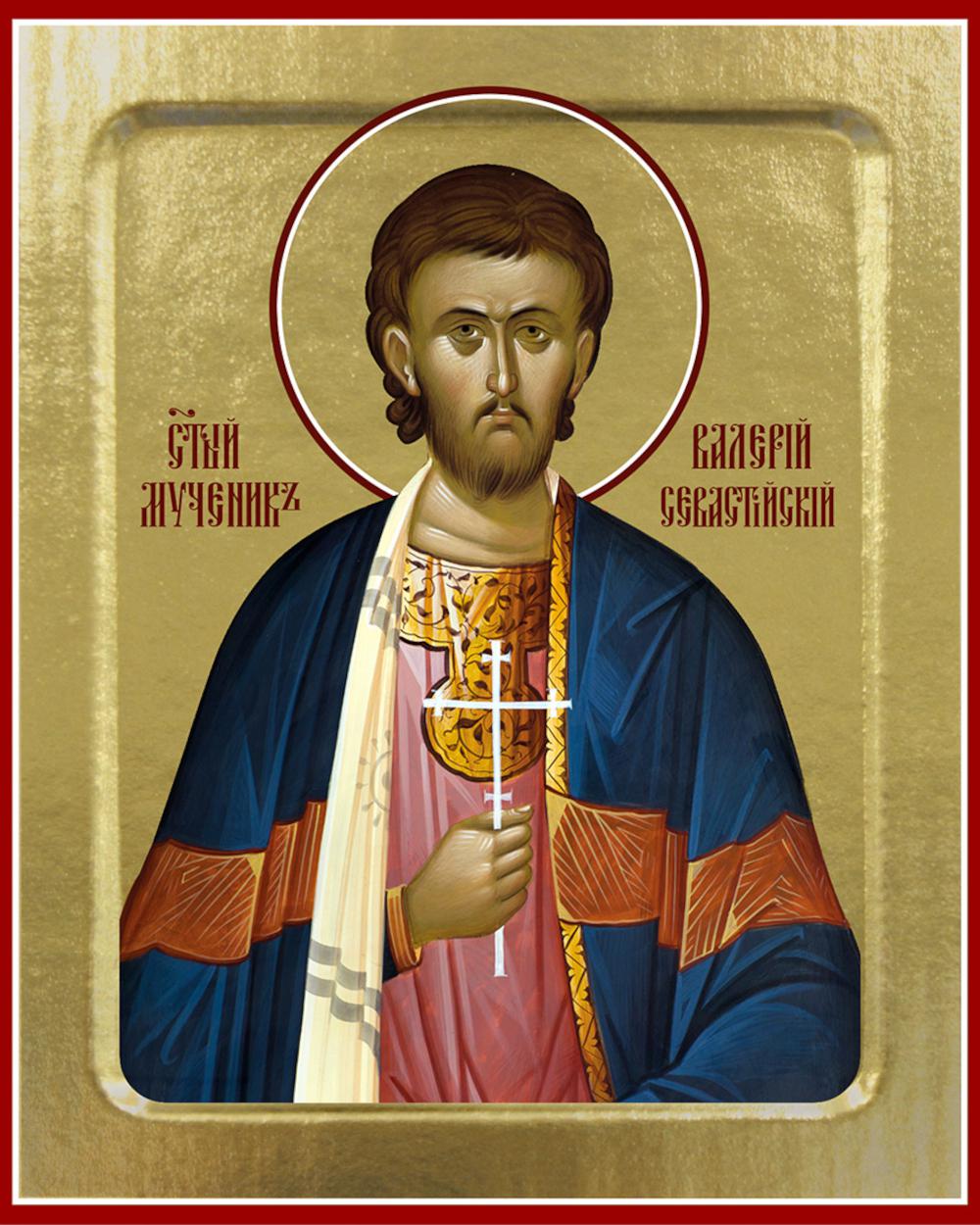 Икона Валерия Севастийского, мученика (на дереве): 125 х 160