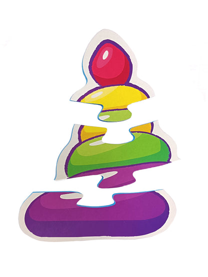 Puzzles «Игрушки», 6 figurines, jouets pour bébé (мягкие)