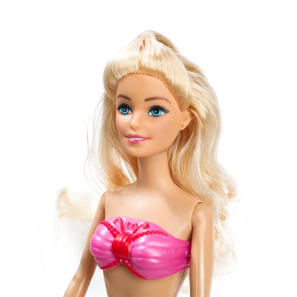 Кукла 29см русалка с пластиковым хвостом, дельфин, блист КАРАПУЗ в кор.24шт