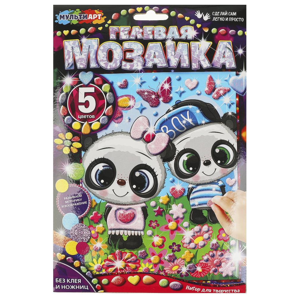 Mosaïque de mosaïque 17*23 cm en forme de panda, 100 pièces