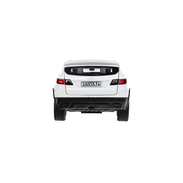 Machine en métal HYUNDAI SANTAFE 12 cm, double, bagage, acier, blanc, cor. Parc technologique dans le cor.2*36шт