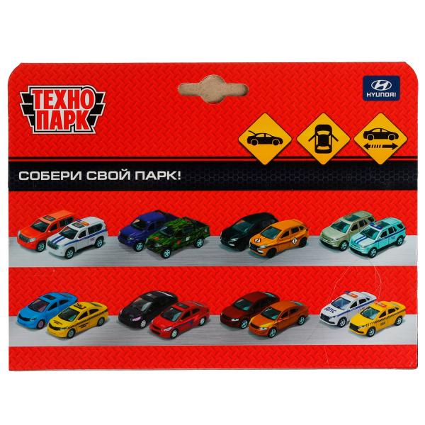 TUCSON-12FIL-RD336378 Машина металл HYUNDAI TUCSON длина 12 см, двери, багаж., инер, красный, кор. Т