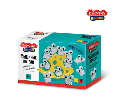 Jeux de jouets pour bébé "Мышиные качели"