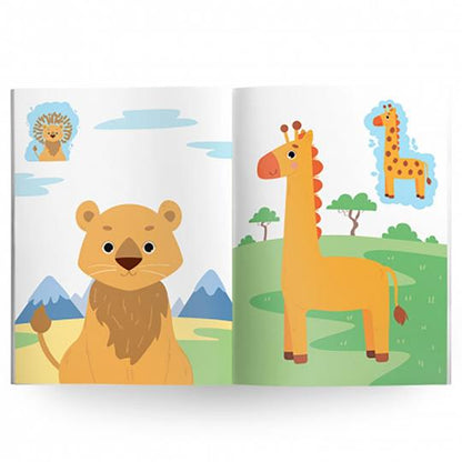 Раскраска пальчиками. Животные. Серия Раскраска для малышей. 19,5х25,5см. 24 стр. ГЕОДОМ НОВИНКА