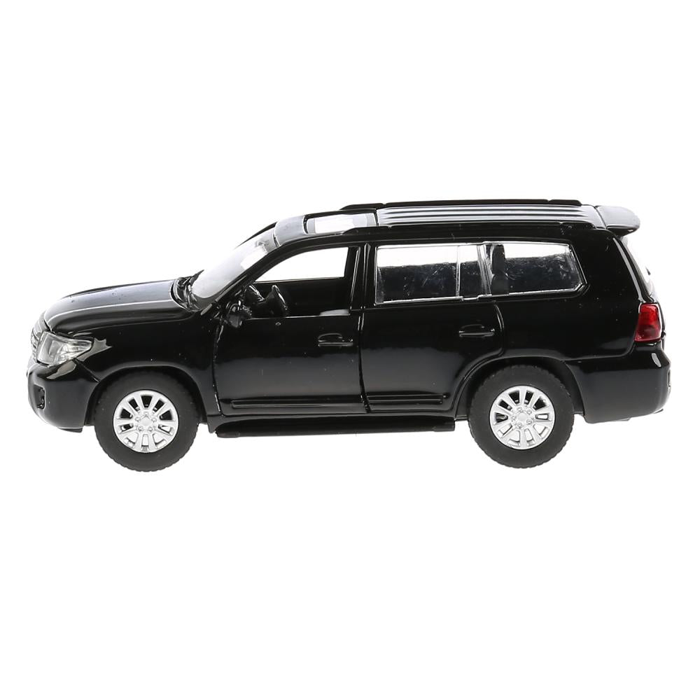 CRUISER-BK 262771 Машина металл TOYOTA LAND CRUISER длина 12,5 см, двери, инерц, черный, кор. Техно